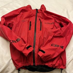 Reflective rain jacket excellent condition women’s 14